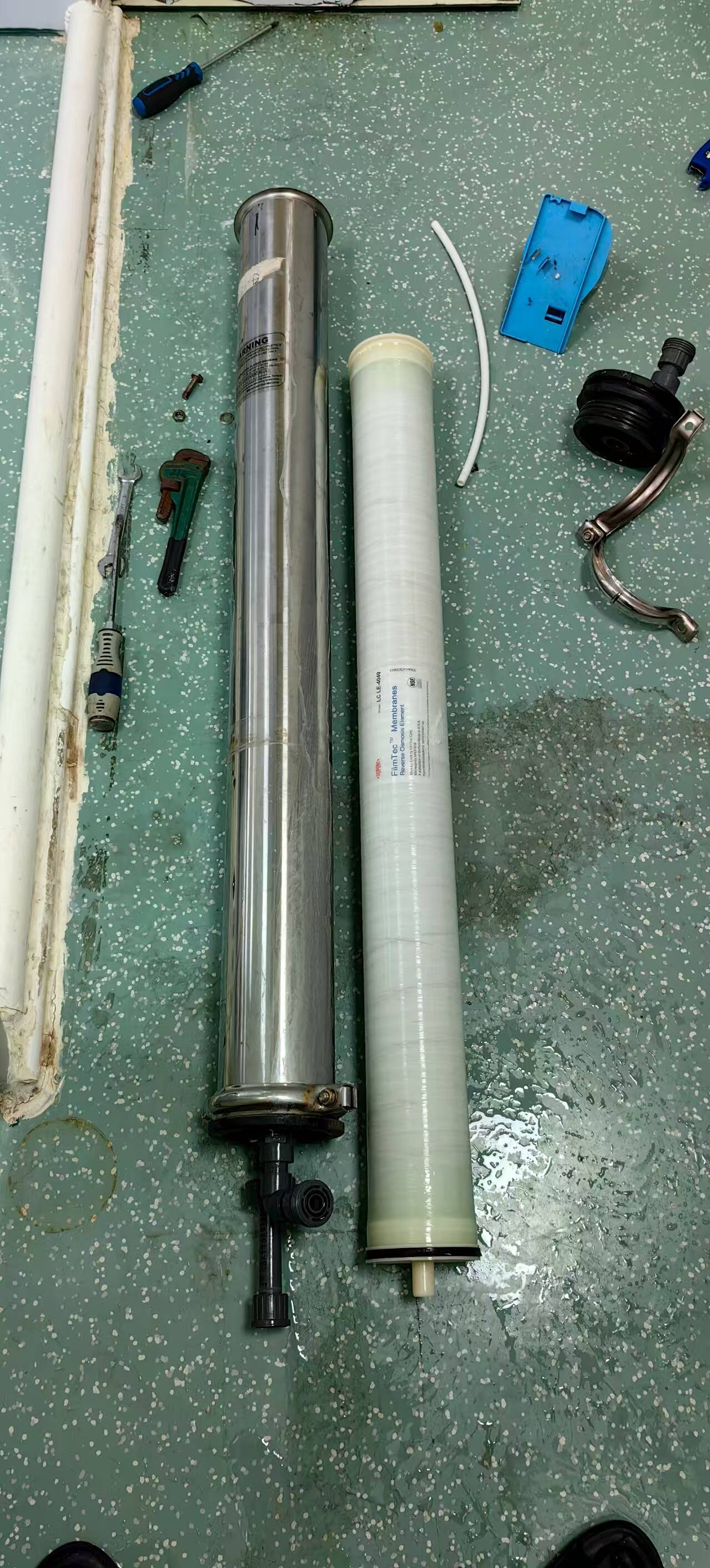 杜邦反渗透膜LCLE-4040,不锈钢膜壳.jpg