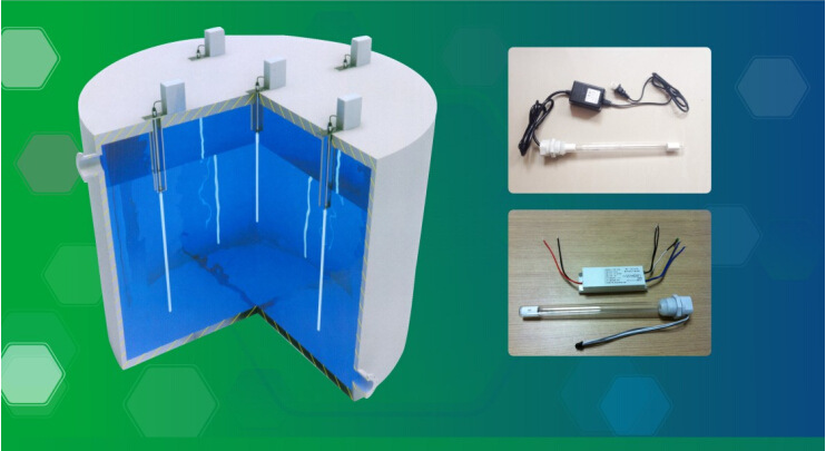 浸没式紫外线杀菌器组成部分